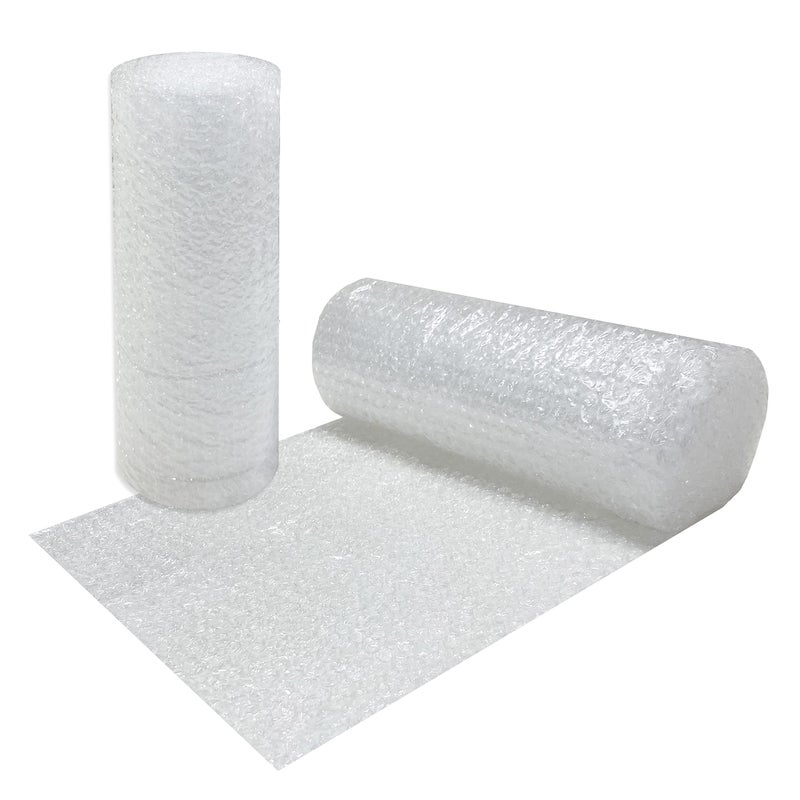 uBoxes Bubble Roll 12" Wide x 24 ft Small Wrap 3/16" Perf Every 12" - Image 1